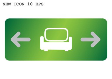 koltuk web simgesi. vektör tasarımı