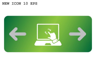 Dokunmatik ekran web simgesi