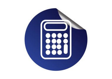 hesap makinesi web simgesi. 