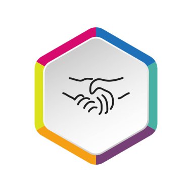 el sıkışma web simgesi. vektör tasarımı          