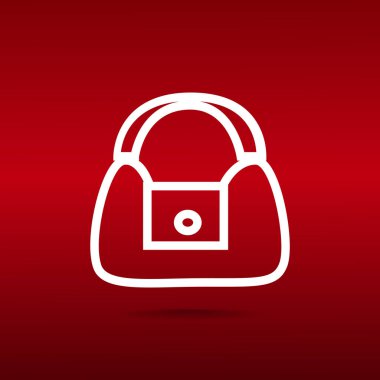 el çantası web simgesi, vektör tasarımı