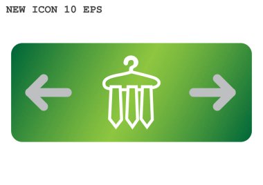 Kravatlar web simgesi. 