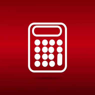 hesap makinesi web simgesi. 