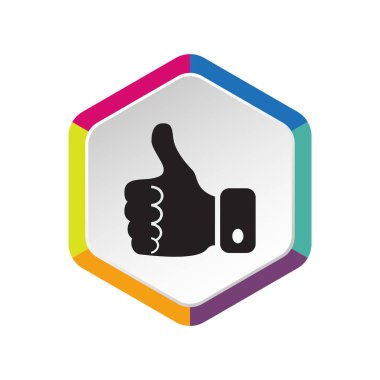  başparmak yukarı Web simgesi. vektör tasarımı          