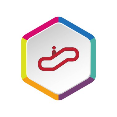 Yürüyen merdiven web simgesi