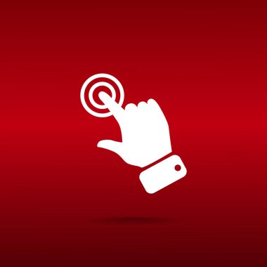 Dokunmatik ekran web simgesi