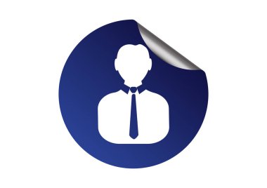 işadamı web simgesi. 