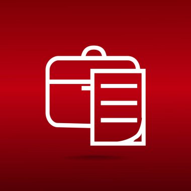 Evrak Çantası'nı basit simgesi