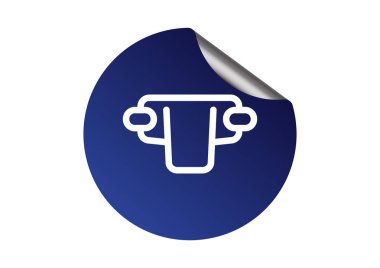 Basit bebek bezi web simgesi