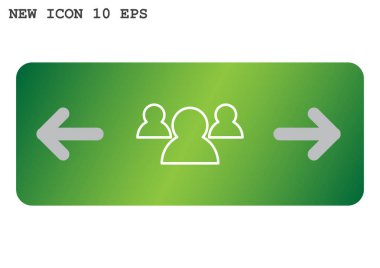 insanlar web simgesi grubudur. Vektör tasarımı