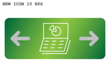 İş analizi simgesi. vektör tasarımı 