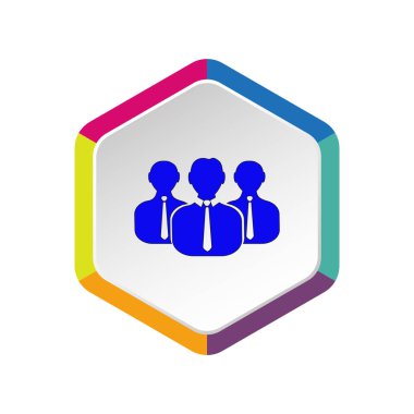 insanlar web simgesi grubudur. Vektör tasarımı