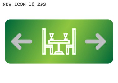 Masa, iki sandalye ve boş gözlük