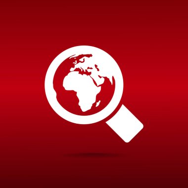 Basit büyüteç simgesini