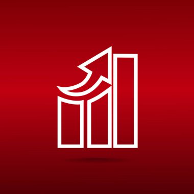 ölçek web simge üzerindeki oku. Vektör tasarımı