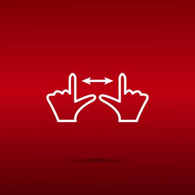 Dokunmatik ekran web simgesi