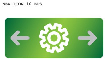 Web simgesi yapılandırın. vektör tasarımı 