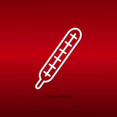 termometre web simgesi. vektör tasarımı