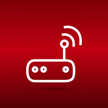 yönlendirici basit simgesi