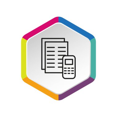 hesap makinesi web simgesi. 