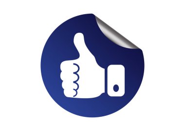  başparmak yukarı Web simgesi. vektör tasarımı          