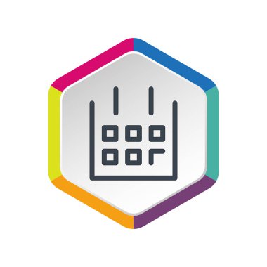 Takvim web simgesi. vektör tasarımı          