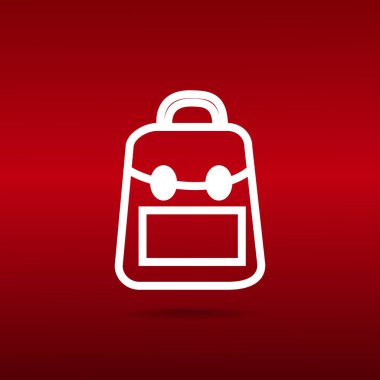  sırt çantası web simgesi.