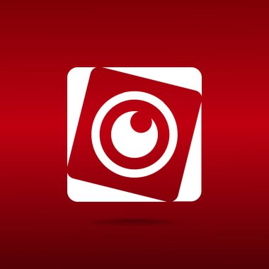 objektif web simgesi. vektör tasarımı 