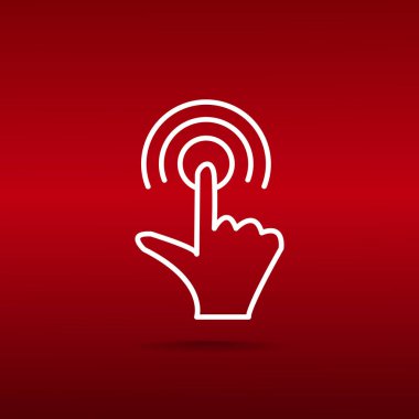 Dokunmatik ekran web simgesi