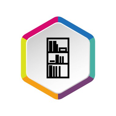 Basit bookshelf simgesi