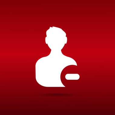 ilgili kişi web simge Sil.