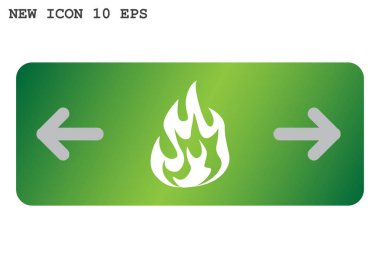 Yangın web simgesi. 