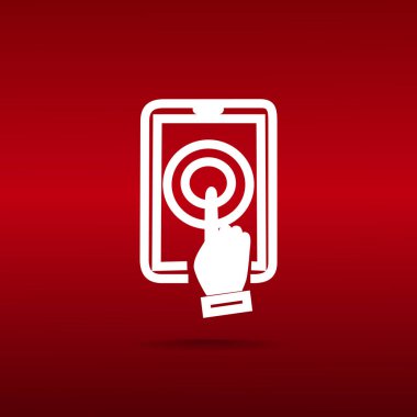 Dokunmatik ekran web simgesi