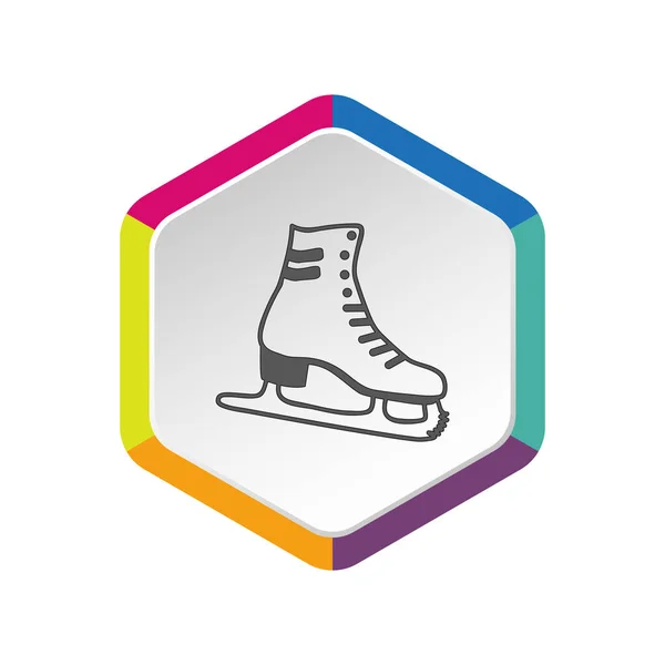 滑冰鞋 web 图标 — 图库矢量图片