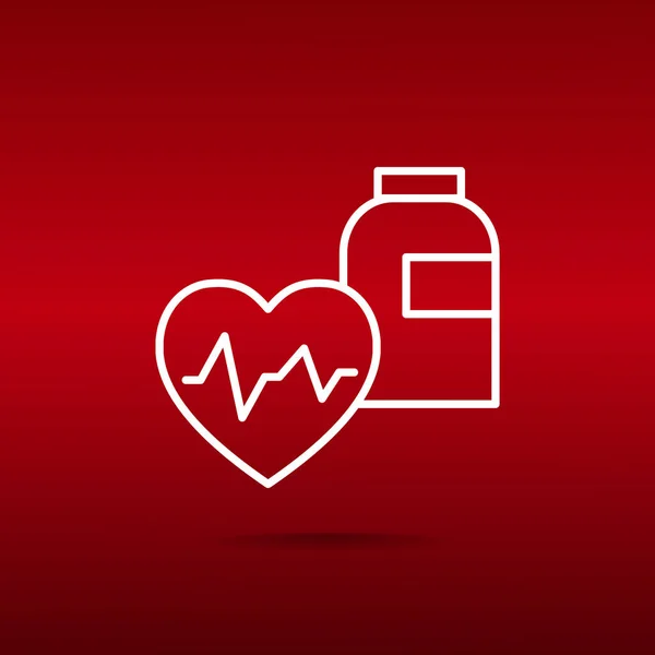 Θεραπεία για την υγεία της καρδιάς — Διανυσματικό Αρχείο