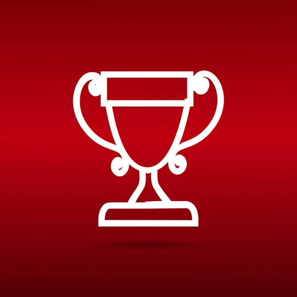 Trophy  web icon. — Stock Vector