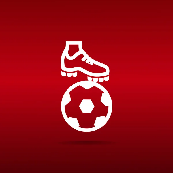 Icône de démarrage de football — Image vectorielle