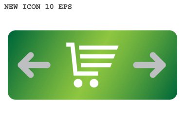 alışveriş sepeti basit simge vektör