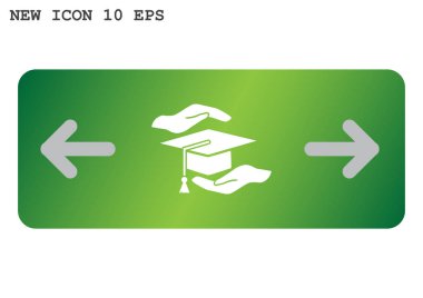mezuniyet şapkası simgesi