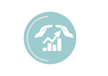 Web iletişim ve el simgesi. vektör tasarımı