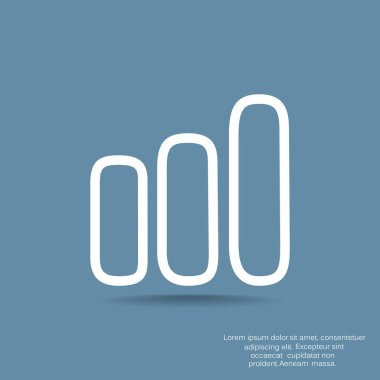 İş diyagramı basit simge vektör