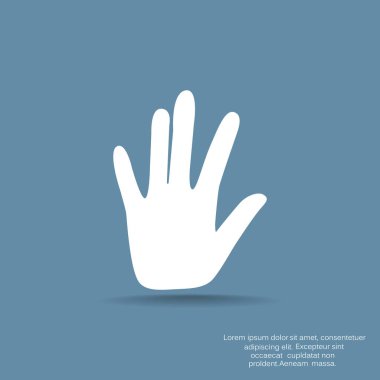 el dur web simgesi. vektör tasarımı