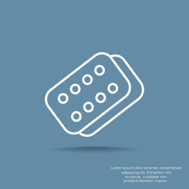 alçı web simgesi. vektör tasarımı