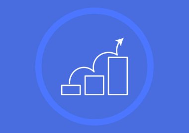 İş diyagramı basit simge vektör