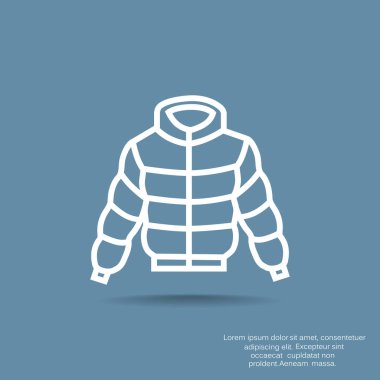 giysi simgesi vektör illüstrasyonu 