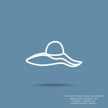 Şapka işareti illüstrasyon vektör 