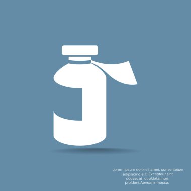 Web tasarımı için ilaç düz simgesi