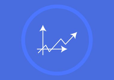 İş grafik grafik simgesi. vektör tasarımı