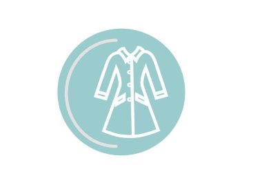 elbise web simgesi. vektör tasarımı