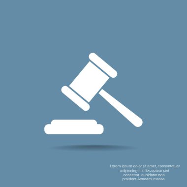 Tokmak işareti vektör çizim 